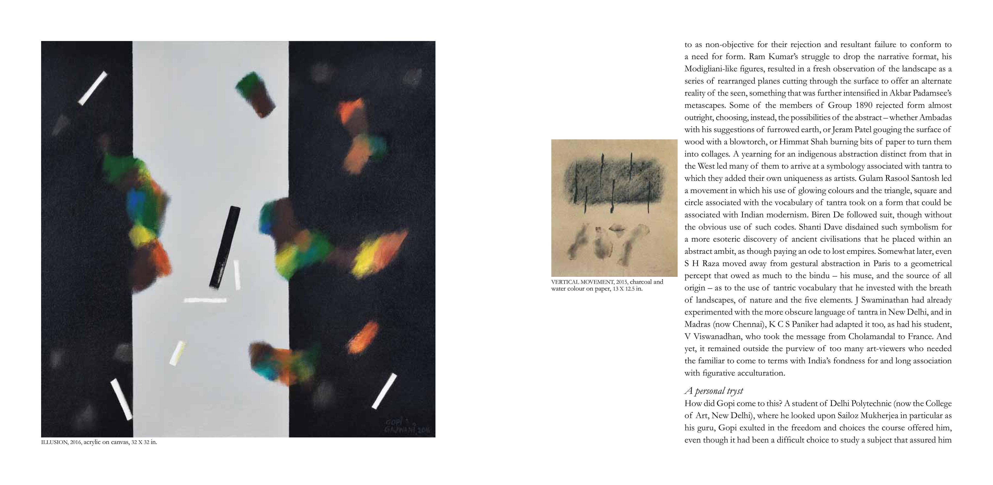 Middle page of the Exhibition Catalogue