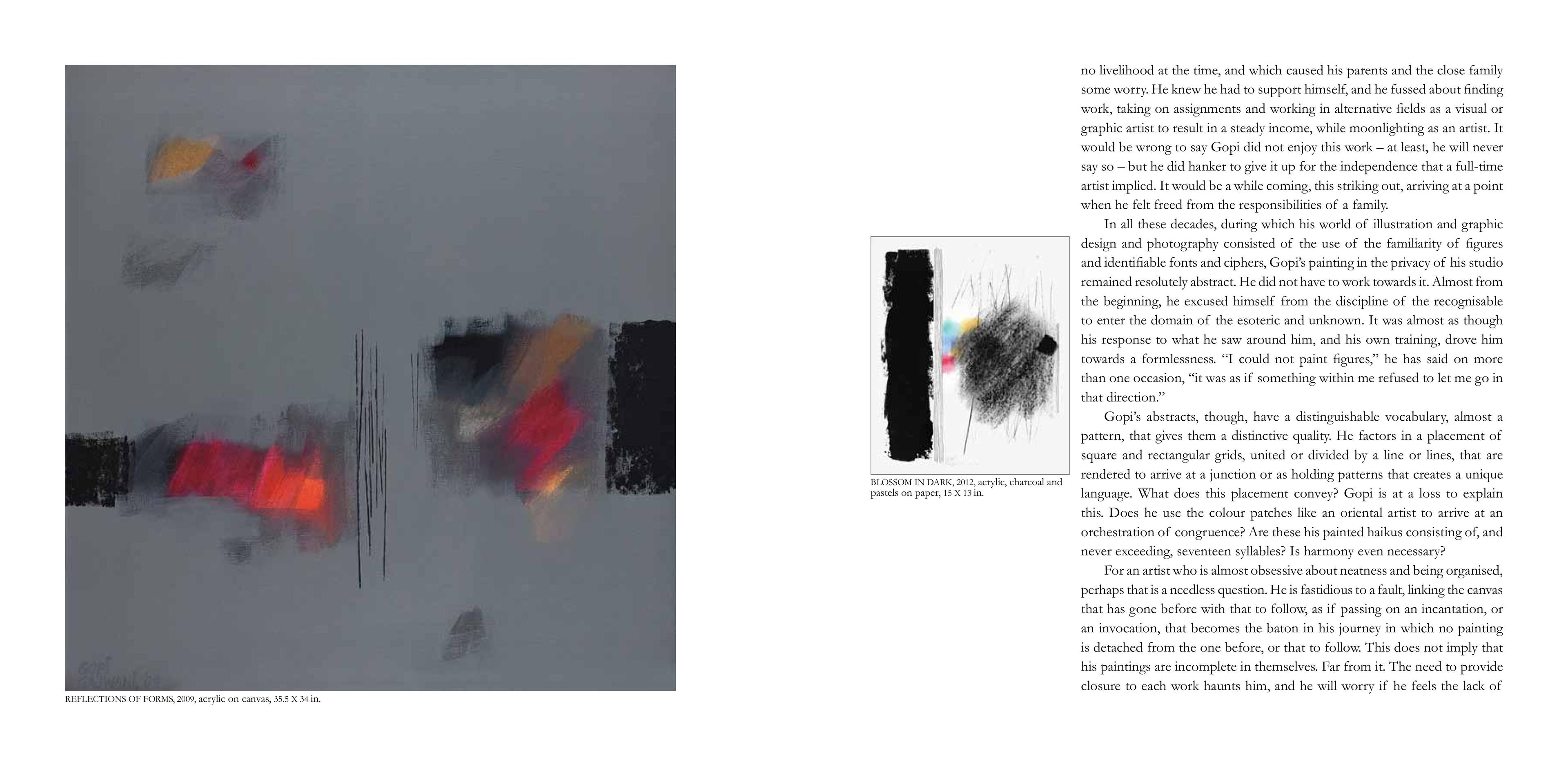 Middle page of the Exhibition Catalogue