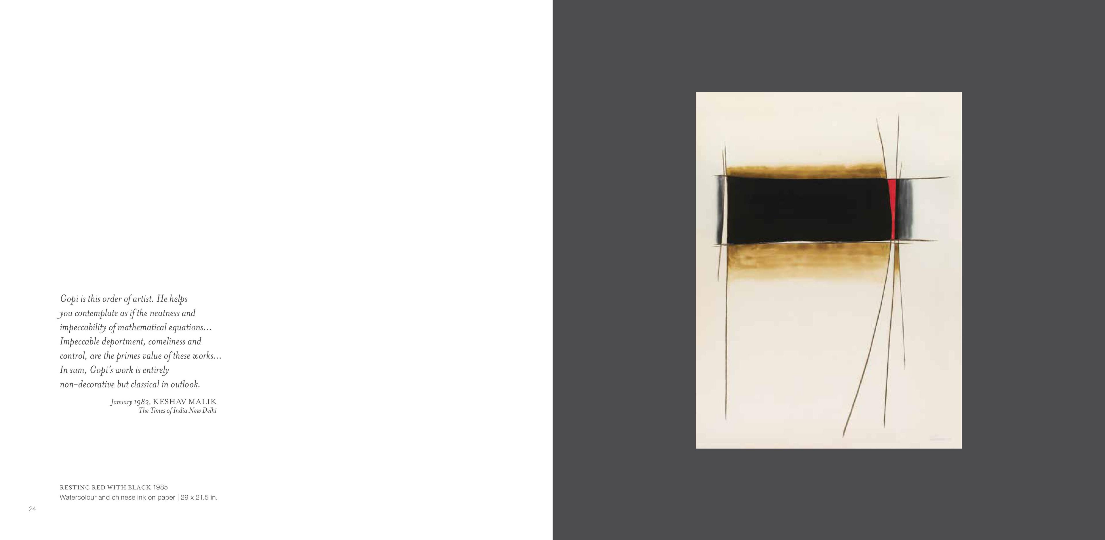 Middle page of the Exhibition Catalogue